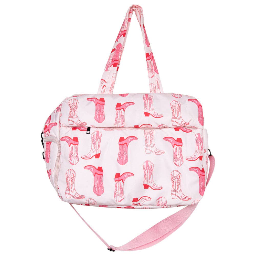 Western Boots Weekender Bag