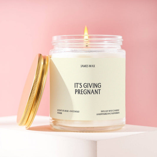 "It’s Giving Pregnant" Candle