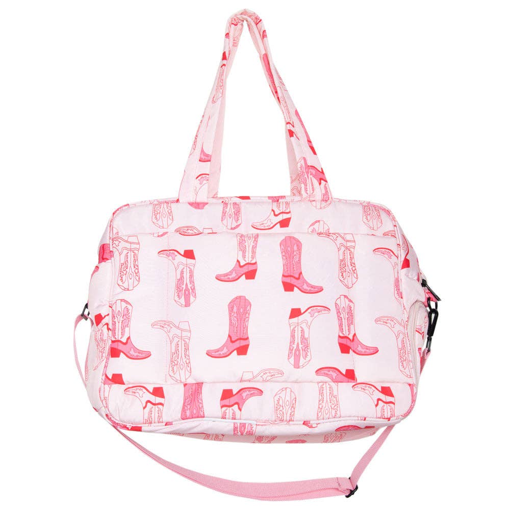 Western Boots Weekender Bag