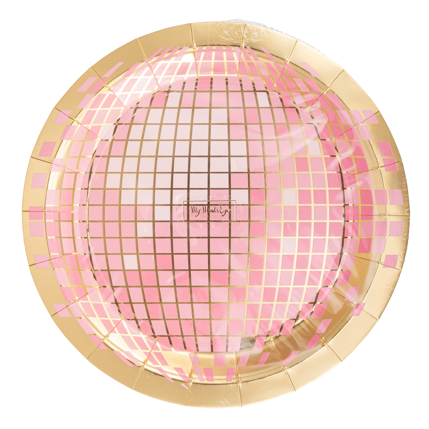 Let’s Go Girls Disco Ball Paper Plate