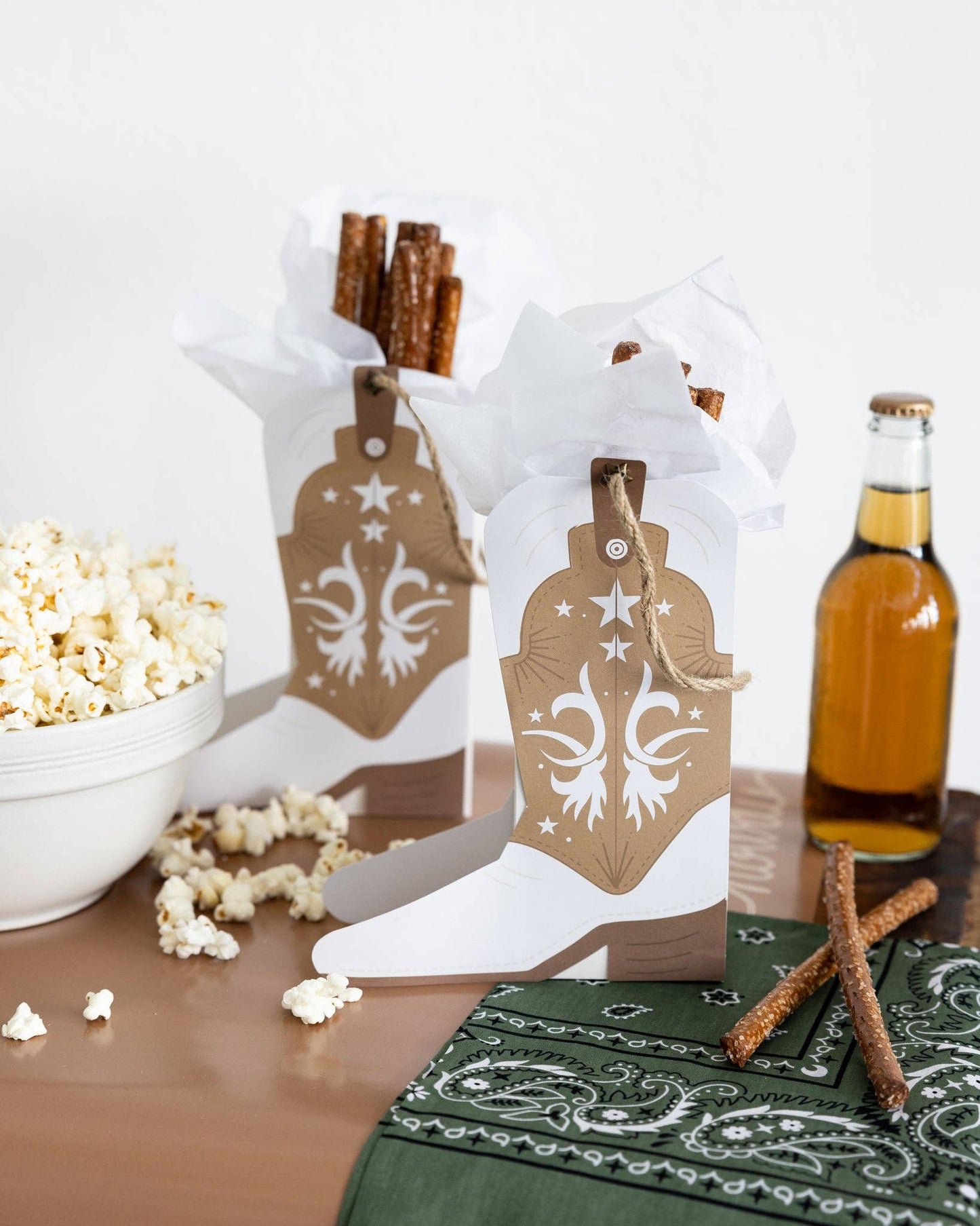Howdy Cowboy Boot Treat Boxes