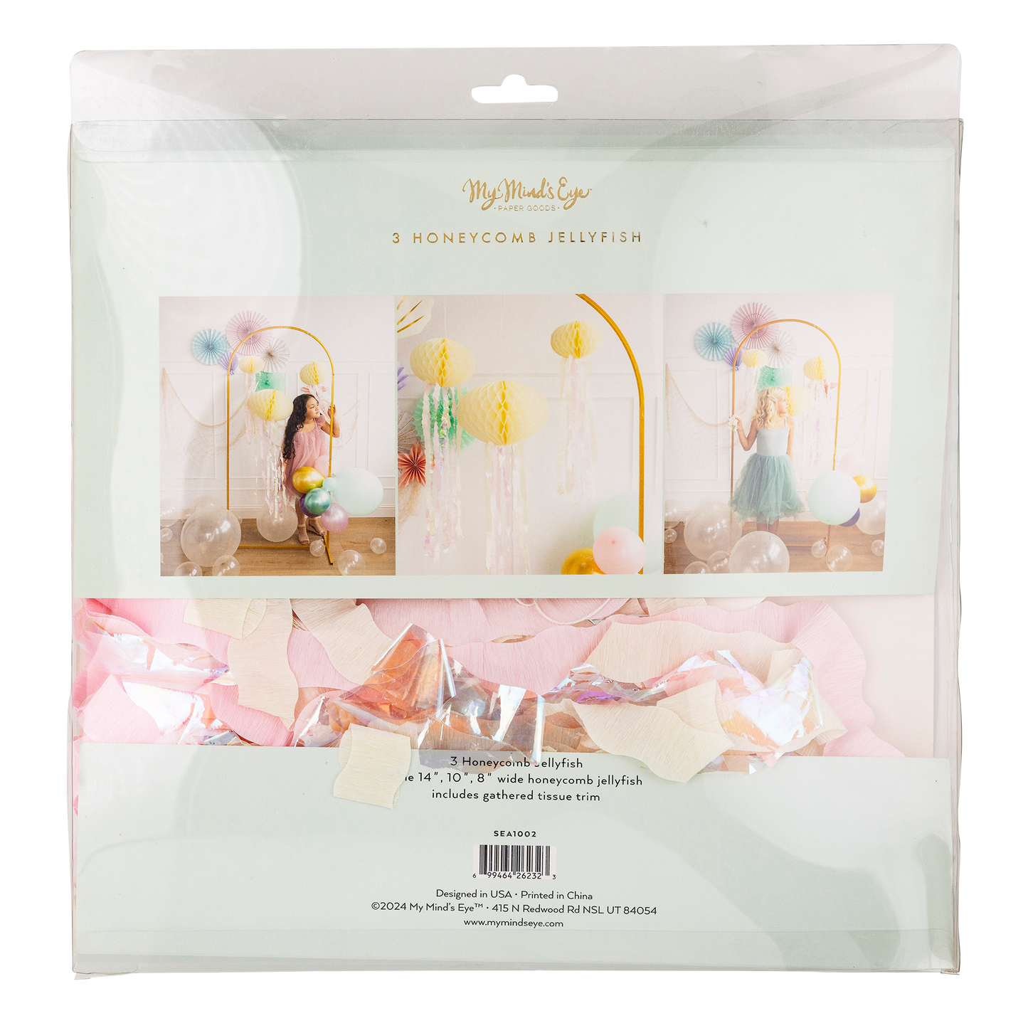 Under the Sea Honeycomb Jellyfish Set