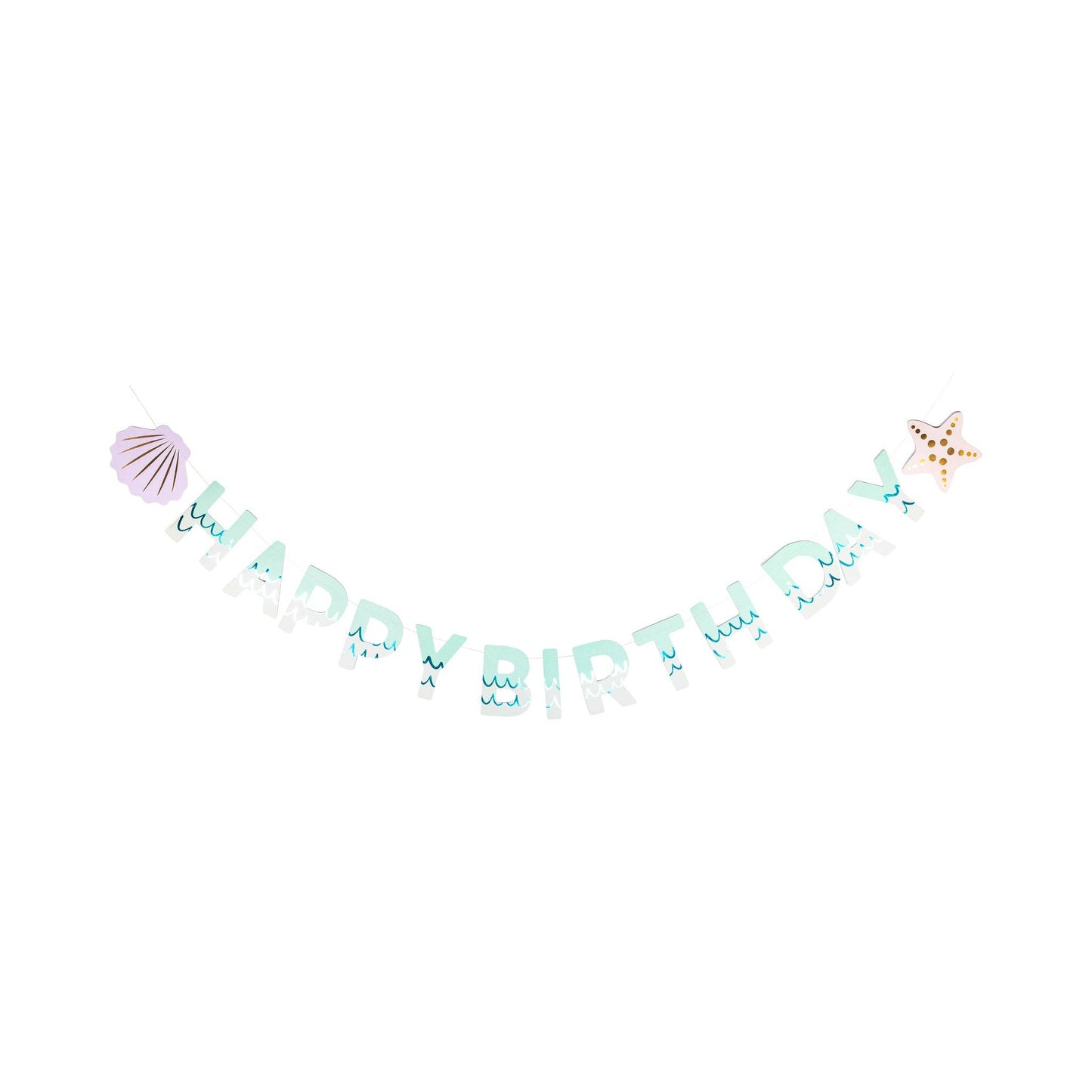 Under the Sea Happy Birthday Banner Set