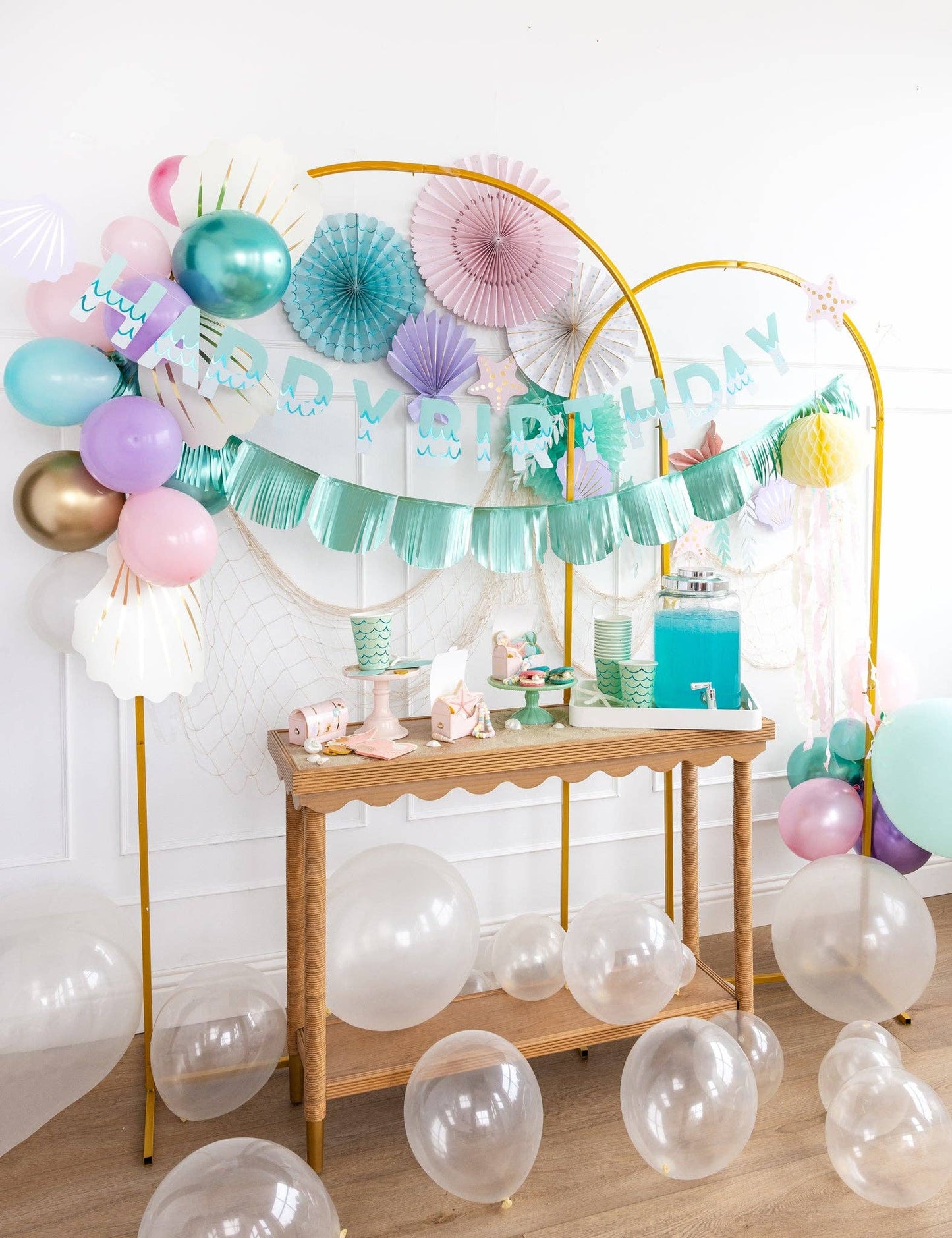 Under the Sea Happy Birthday Banner Set