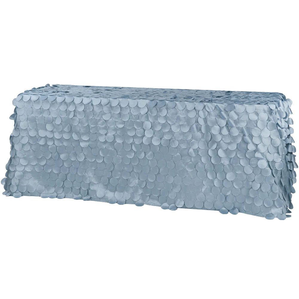 Rectangle Taffeta Circle Table Linen