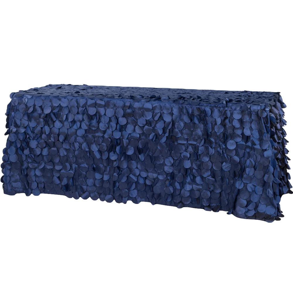 Rectangle Taffeta Circle Table Linen
