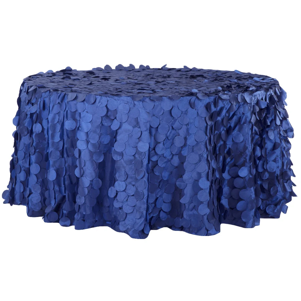 Circle Taffeta Table Cloths