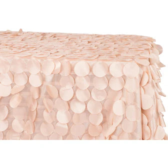 Rectangle Taffeta Circle Table Linen