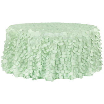 Circle Taffeta Table Cloths