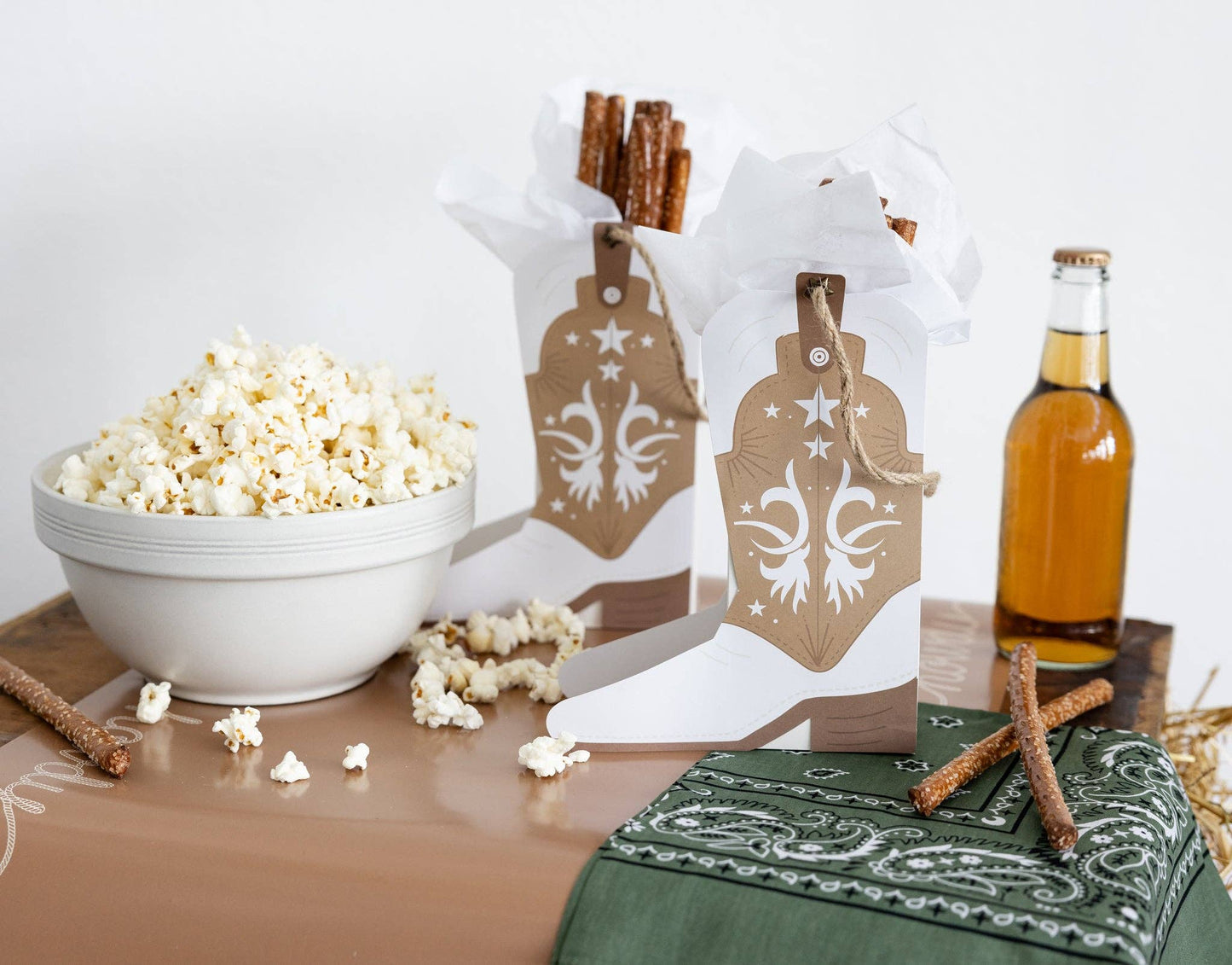 Howdy Cowboy Boot Treat Boxes
