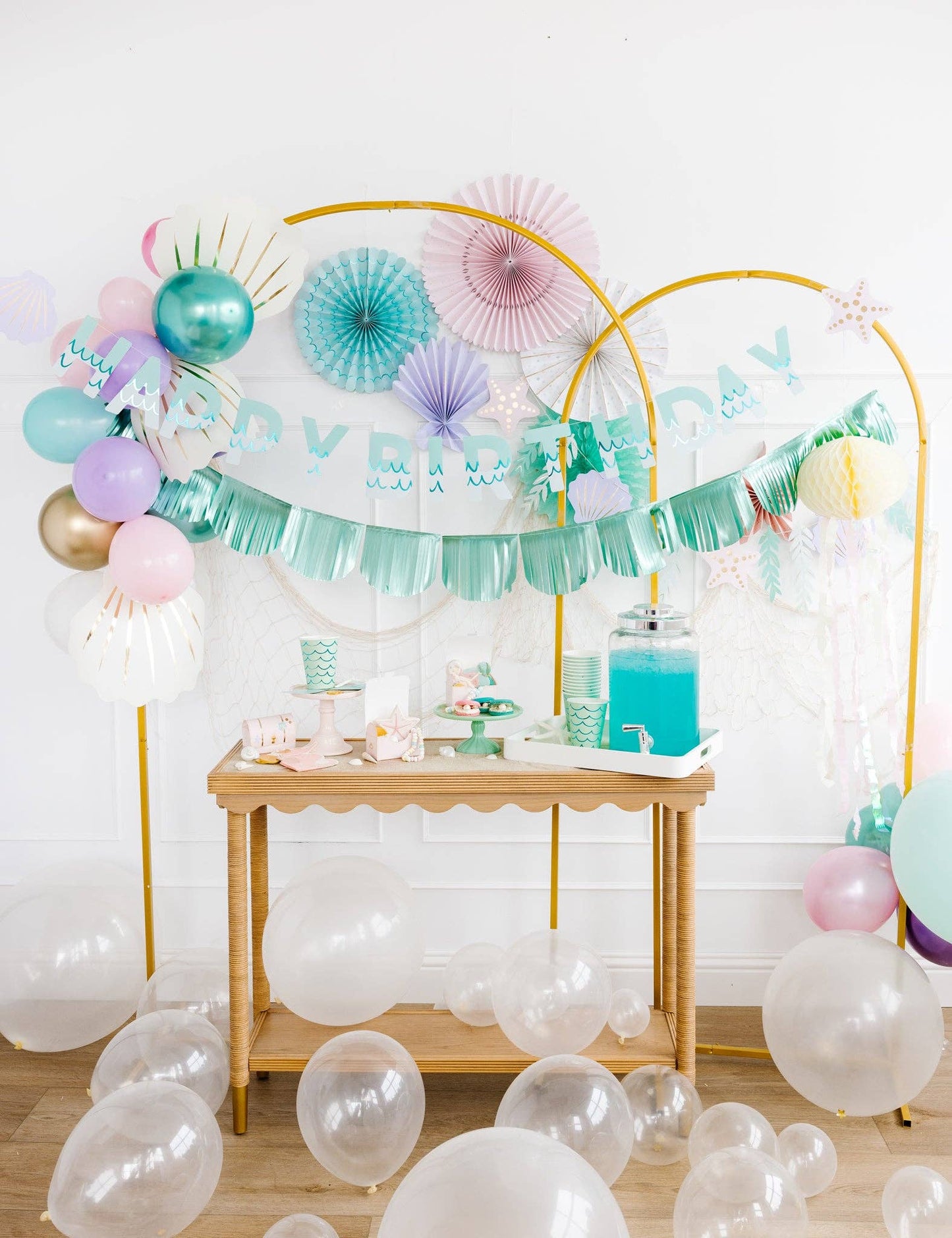 Under the Sea Happy Birthday Banner Set