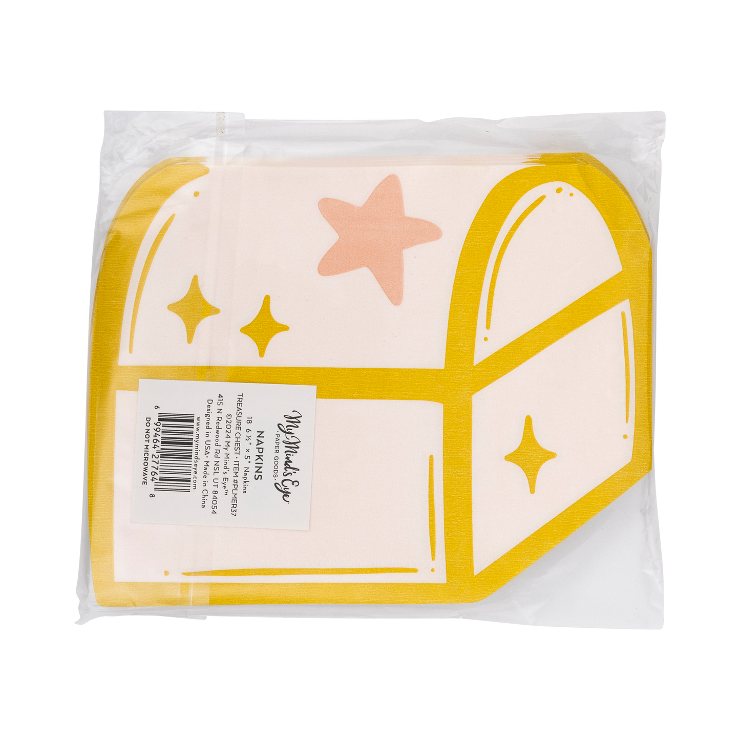 Under the Sea Mermaid Treasure Chest Napkin