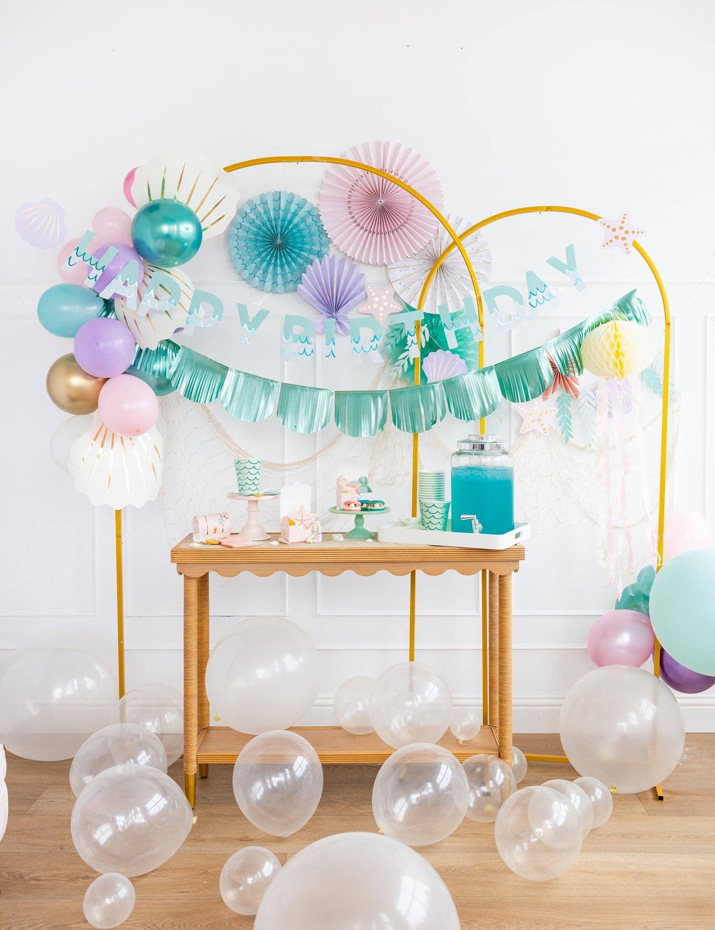 Under the Sea Happy Birthday Banner Set