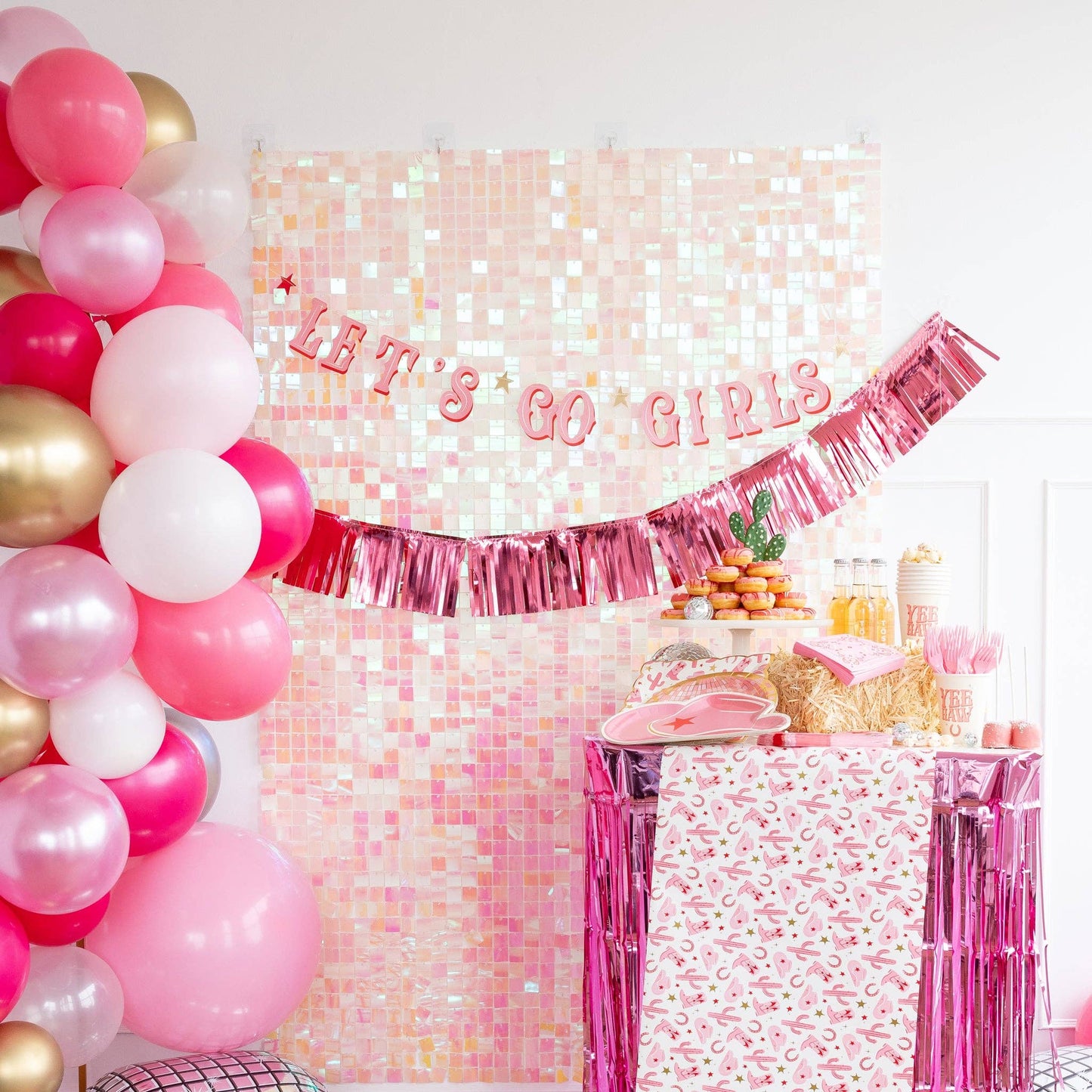 Let’s Go Girls Pattern Paper Table Runner