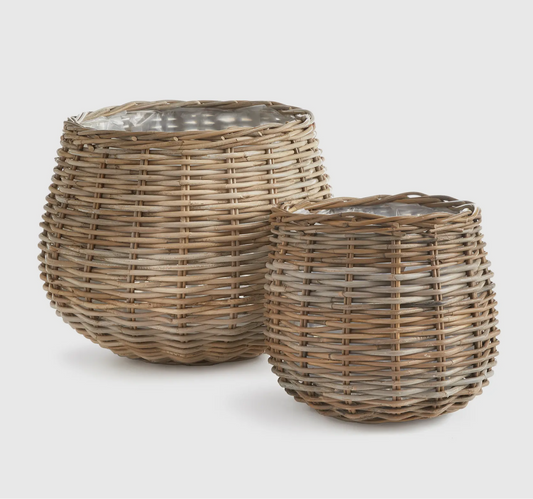 Basket Planters- Set of 2