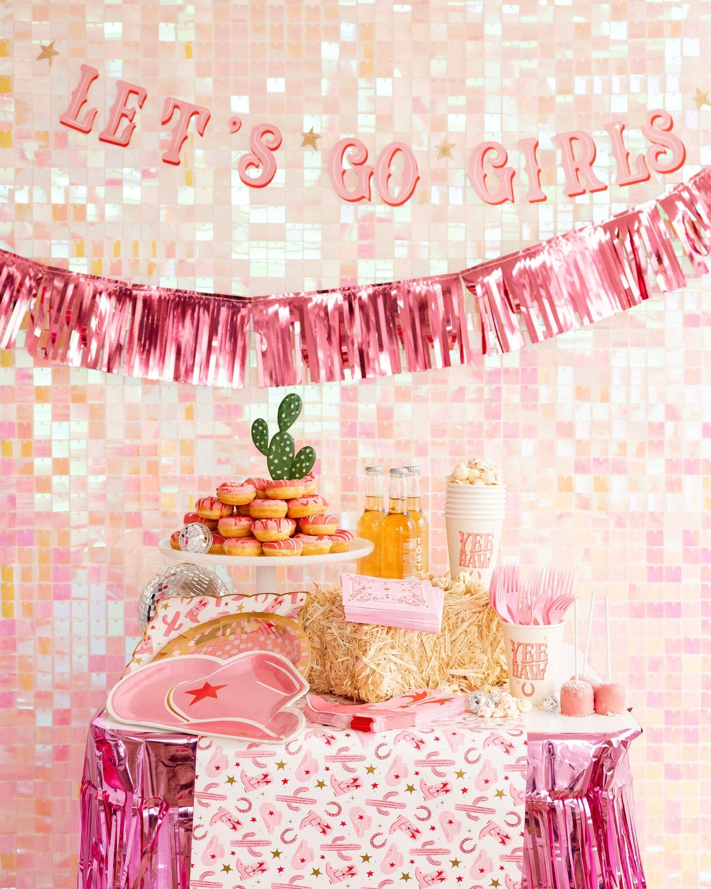Let’s Go Girls Bandana Paper Cocktail Napkin