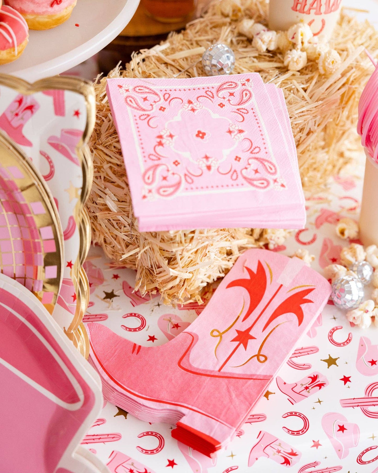 Let’s Go Girls Bandana Paper Cocktail Napkin