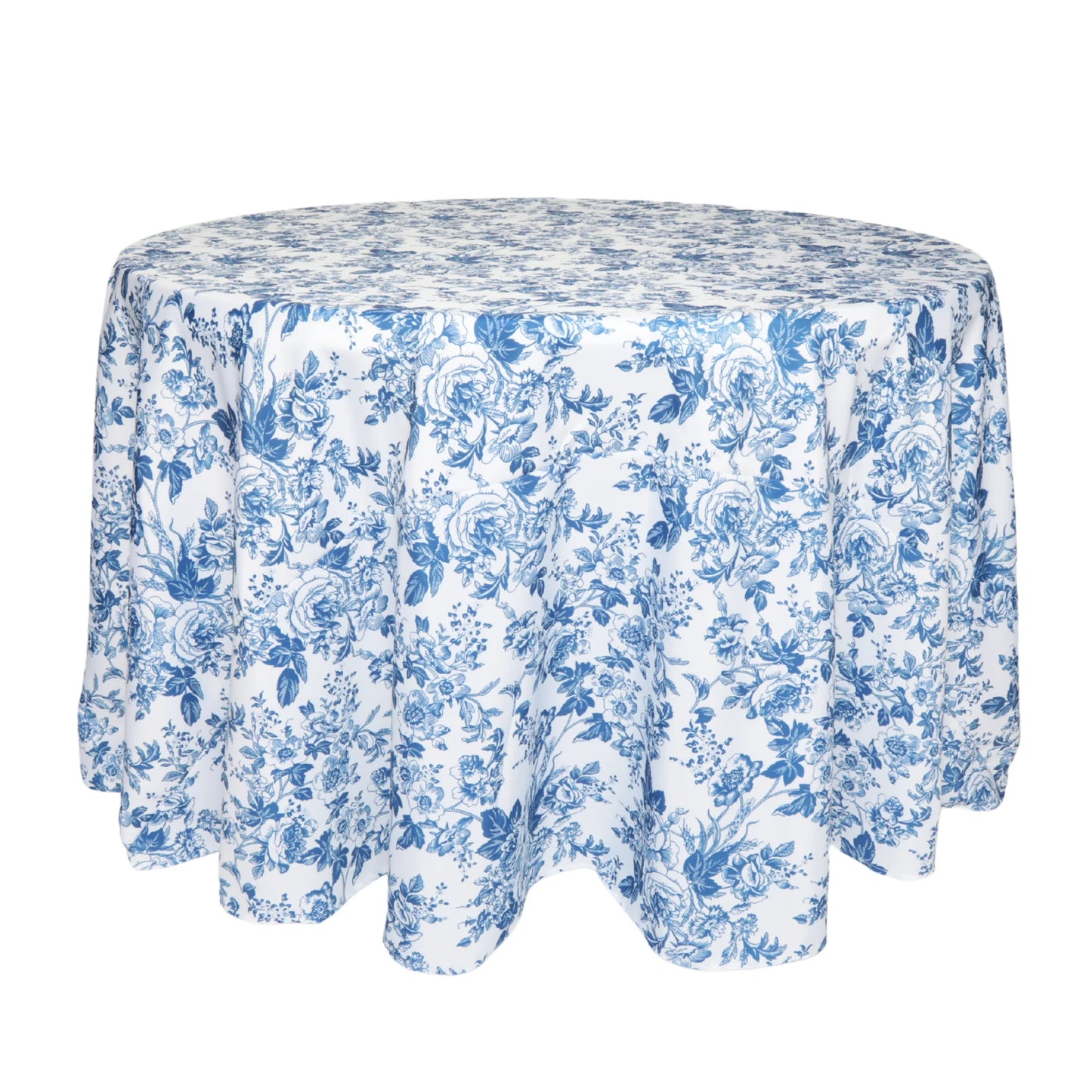 Round Chinoiserie Table Linens