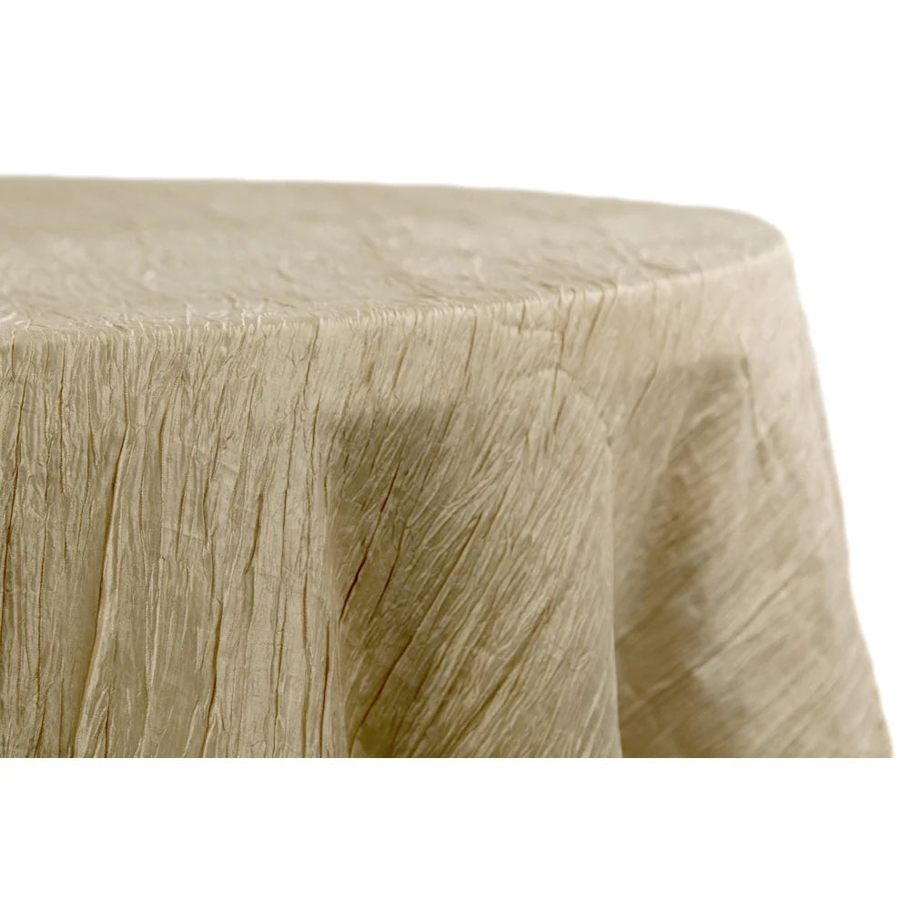 Accordion Taffeta Round Table Linen