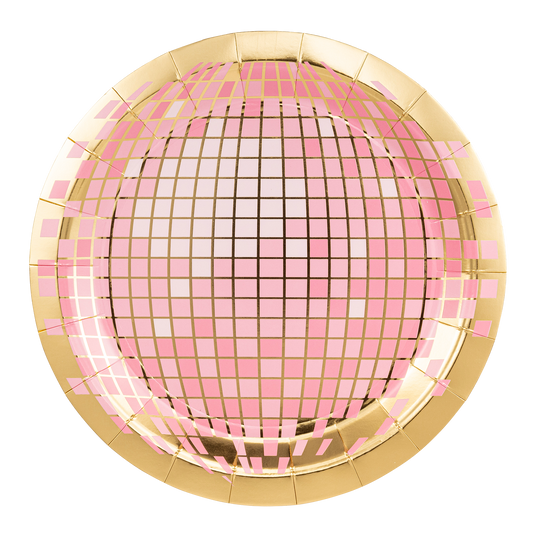 Let’s Go Girls Disco Ball Paper Plate