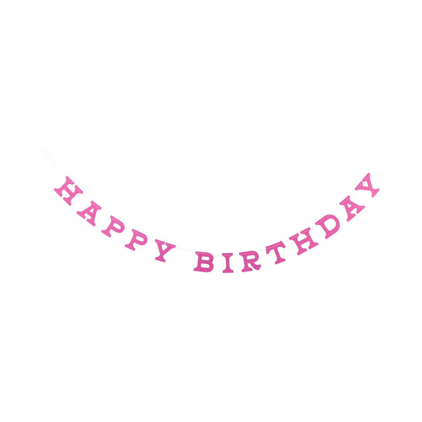 Let's Go Girls Cowgirl Happy Birthday Puffy Felt Banner