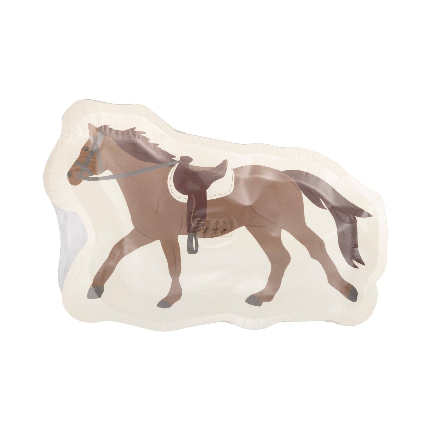 Howdy Horse Paper Plate