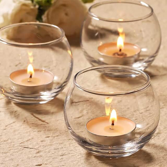 Mini Glass Bowl Votive Holder
