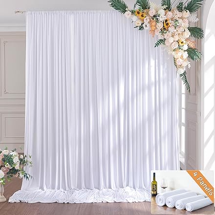 White Drapery Panel