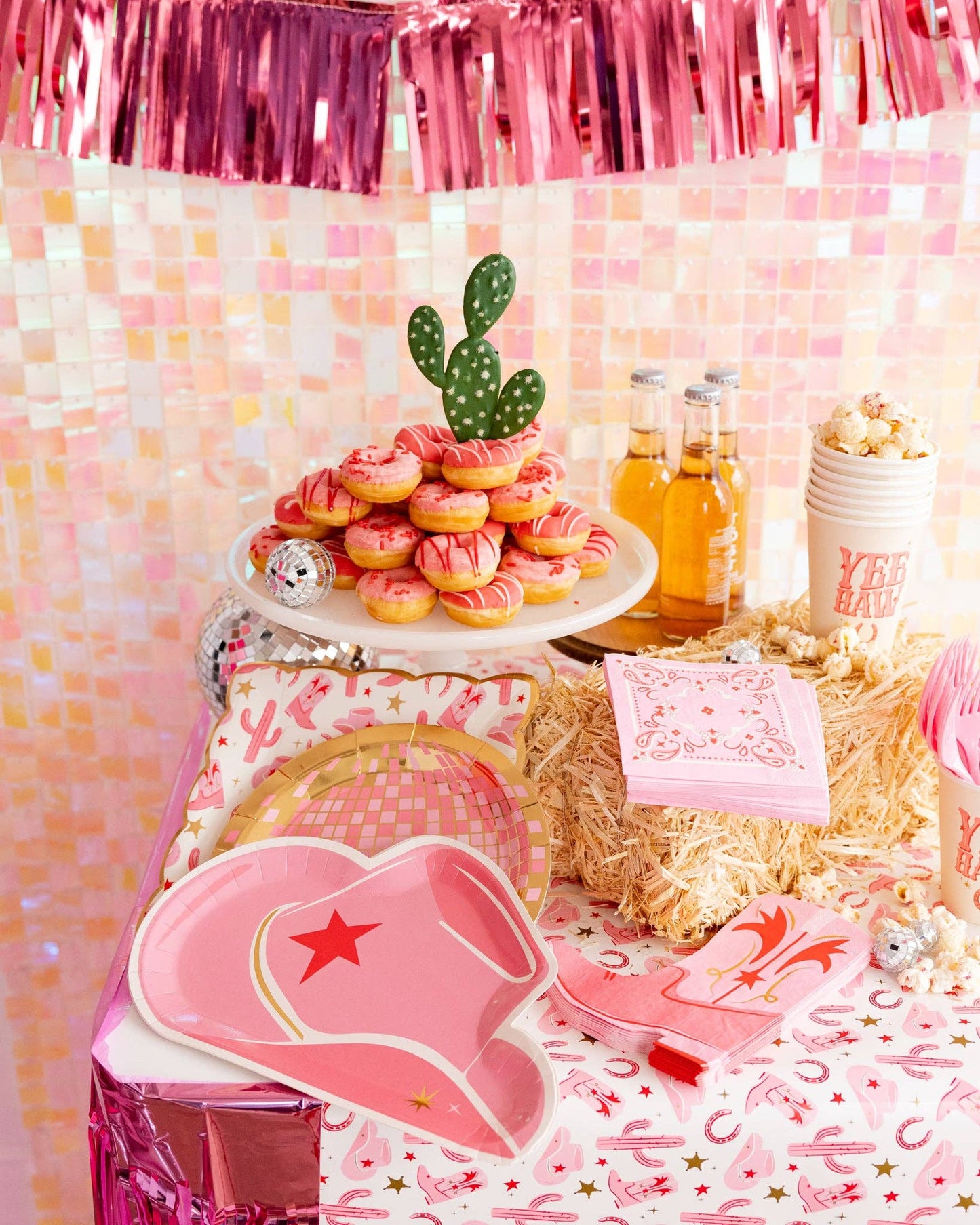 Let’s Go Girls Hat Shaped Paper Plate