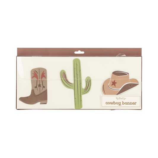 Howdy Cowboy Icon Banner