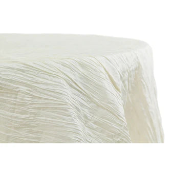 Accordion Taffeta Round Table Linen