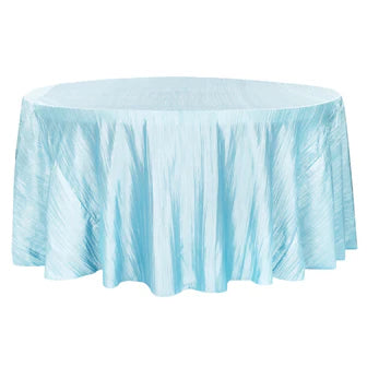 Accordion Taffeta Round Table Linen