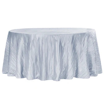 Accordion Taffeta Round Table Linen