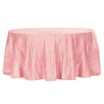 Accordion Taffeta Round Table Linen