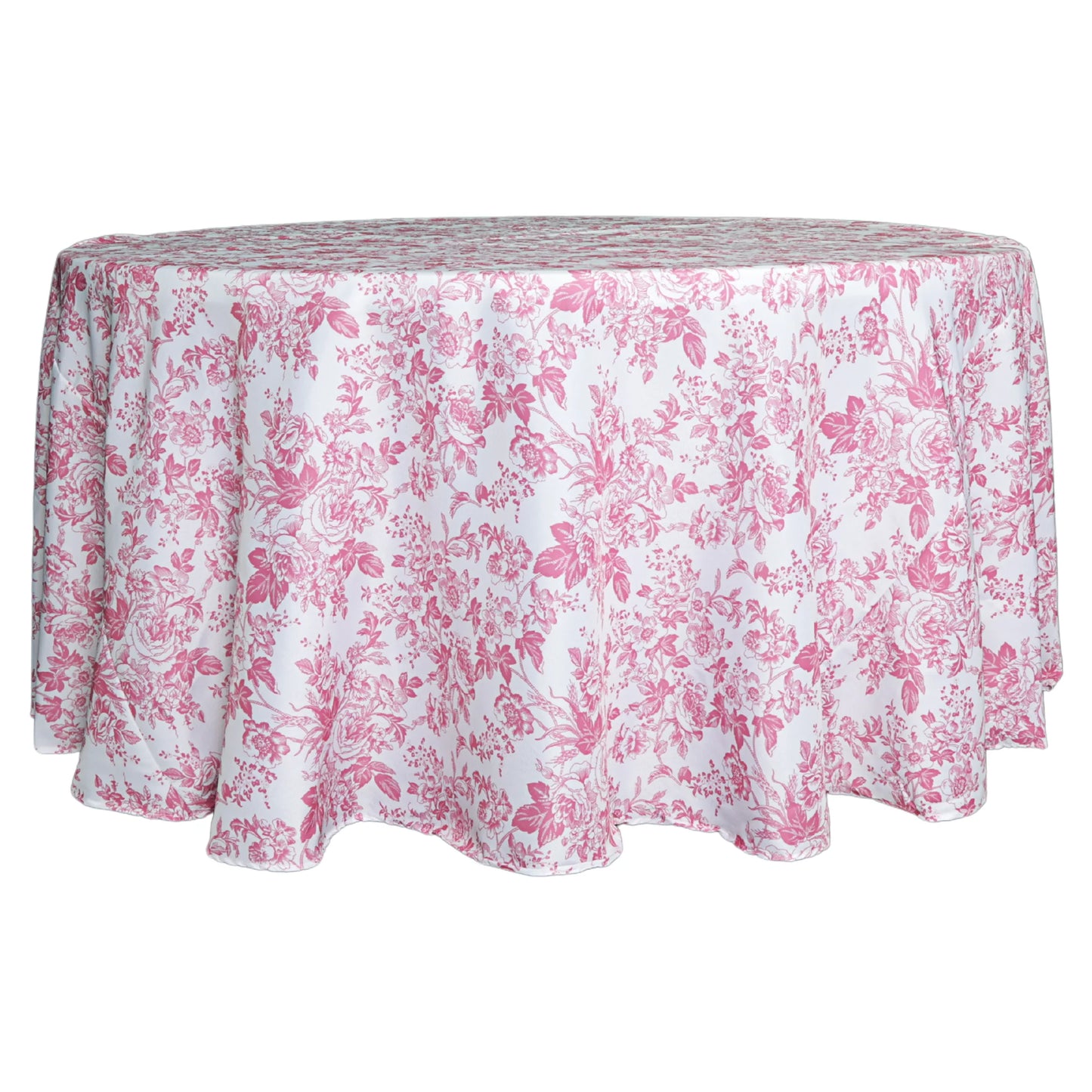 Round Chinoiserie Table Linens