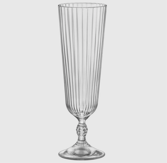 Ribbed Champange Glass