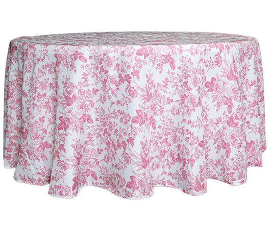 Pink Chinoiserie Table Linens