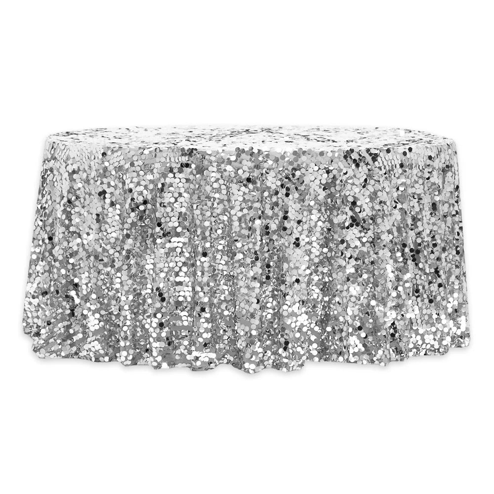 Large Sequin Round Table Cloth