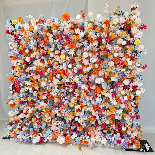 Color Bomb Floral Wall