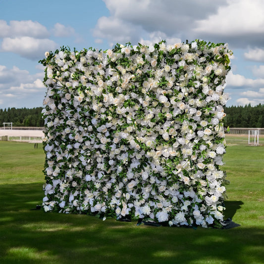 White Rose Garden Wall
