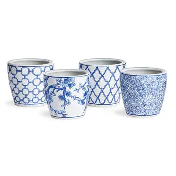 Blue and White Pot Set