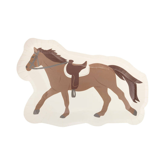 Howdy Horse Paper Plate