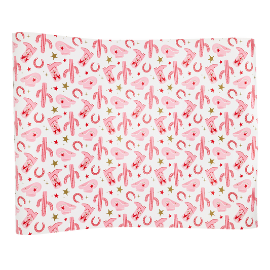 Let’s Go Girls Pattern Paper Table Runner